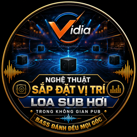 Nghệ Thuật Sắp Đặt Vị Trí Loa Sub HƠi Trong Không Gian Pub: Bass Đánh Đều Mọi Góc