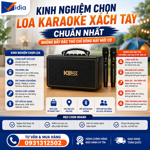 Kinh Nghiệm Chọn Loa Karaoke Xách Tay Chuẩn Nhất — Những Bẫy Đặc Thù Chỉ Dòng Này Mới Có