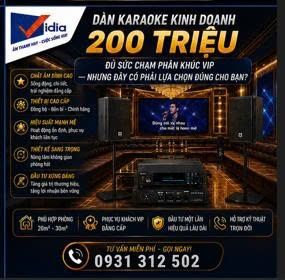 Dàn Karaoke Kinh Doanh 200 Triệu Đủ Sức Chạm Phân Khúc VIP — Nhưng Đây Có Phải Lựa Chọn Đúng Cho Bạn?