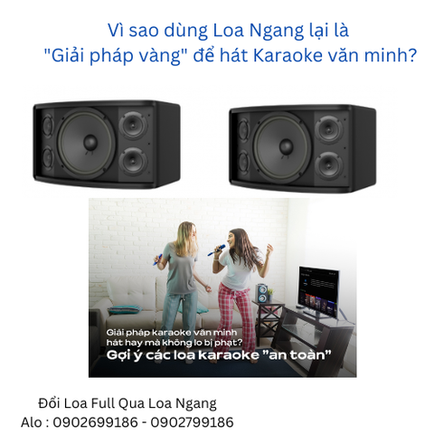 Vì sao dùng Loa Ngang lại là 