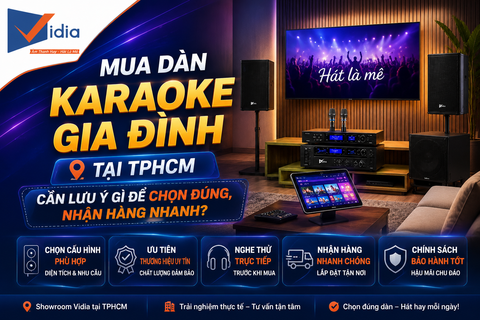 Mua Dàn Karaoke Gia Đình Tại TPHCM Cần Lưu Ý Gì Để Chọn Đúng, Nhận Hàng Nhanh?
