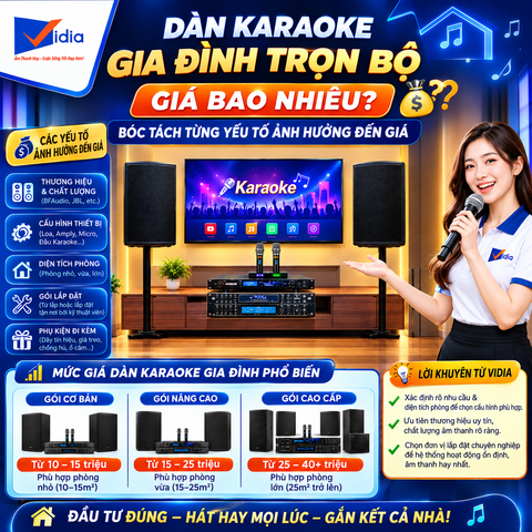 Dàn Karaoke Gia Đình Chính Hãng Giá Tốt 
