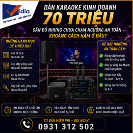 Dàn Karaoke Kinh Doanh 70 Triệu Gần Đủ Nhưng Chưa Chạm Ngưỡng An Toàn — Khoảng Cách Nằm Ở Đâu?