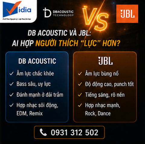 DB Acoustic Và JBL: Ai Hợp Người Thích 