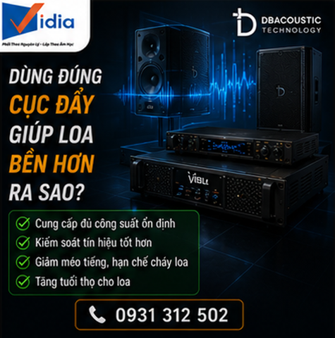 Dùng Đúng Cục Đẩy Giúp Loa Bền Hơn Ra Sao?