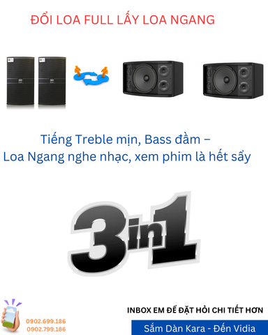 Một dàn âm thanh, hai mục đích:  Tại sao loa ngang là lựa chọn số 1  để vừa hát hay, vừa nghe nhạc đỉnh?