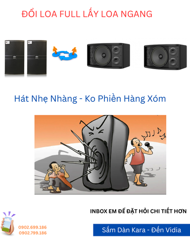 Đừng để loa Full làm 'điếc tai' hàng xóm:  Chuyển sang loa ngang để tận hưởng  dải Bass mềm và sâu