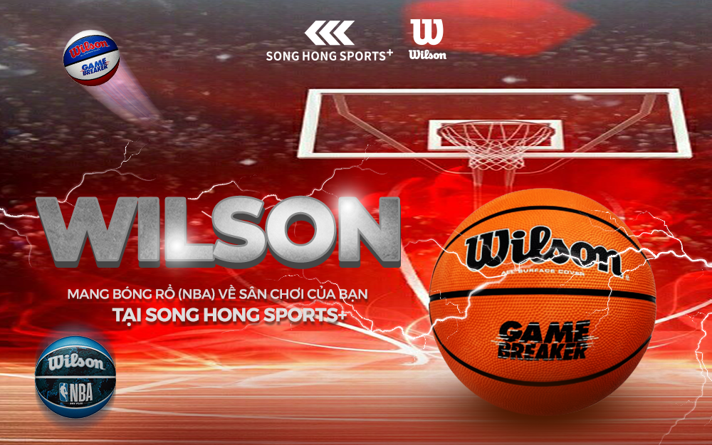 BÓNG RỔ NBA TỪ THƯƠNG HIỆU WILSON CÓ MẶT TẠI CỬA HÀNG SHS+