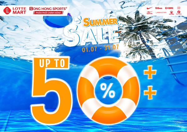 SUMMER SALE BÙNG NỔ TẠI SONG HONG SPORTS+
