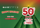 HAPPY HOLIDAY TẠI SONG HONG SPORTS+  SALE UP TO 50% & QUÀ TẶNG CÁC MỐC HOÁ ĐƠN
