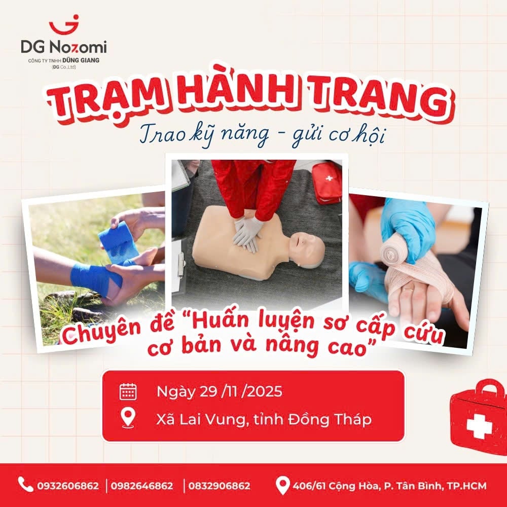 Dự án TRẠM HÀNH TRANG  mang thông điệp TRAO KỸ NĂNG - GỬI CƠ HỘI