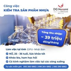 VIỆC LÀM TẠI NHẬT | CÔNG VIỆC KIỂM TRA SẢN PHẨM NHỰA
