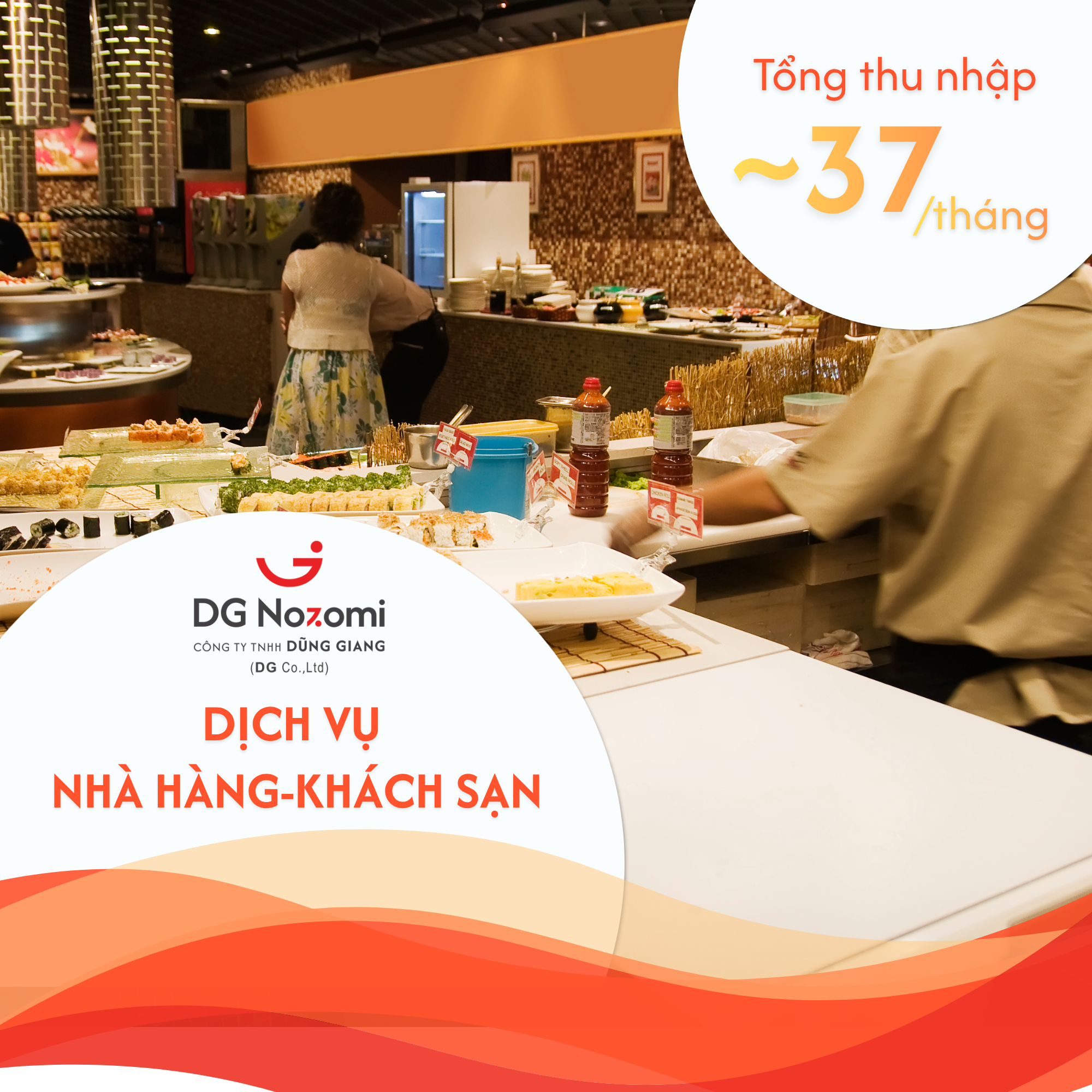 TUYỂN DỤNG CÔNG VIỆC DỊCH VỤ NHÀ HÀNG - KHÁCH SẠN