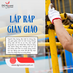 TÌM HIỂU NGHỀ: XÂY DỰNG – LẮP RÁP GIÀN GIÁO TẠI NHẬT BẢN