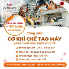 VIỆC LÀM TẠI NHẬT | CƠ KHÍ CHẾ TẠO MÁY
