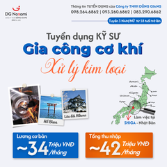 CƠ HỘI PHÁT TRIỂN SỰ NGHIỆP TẠI SHIGA – DÀNH CHO KỸ SƯ CƠ KHÍ CHẾ TẠO MÁY