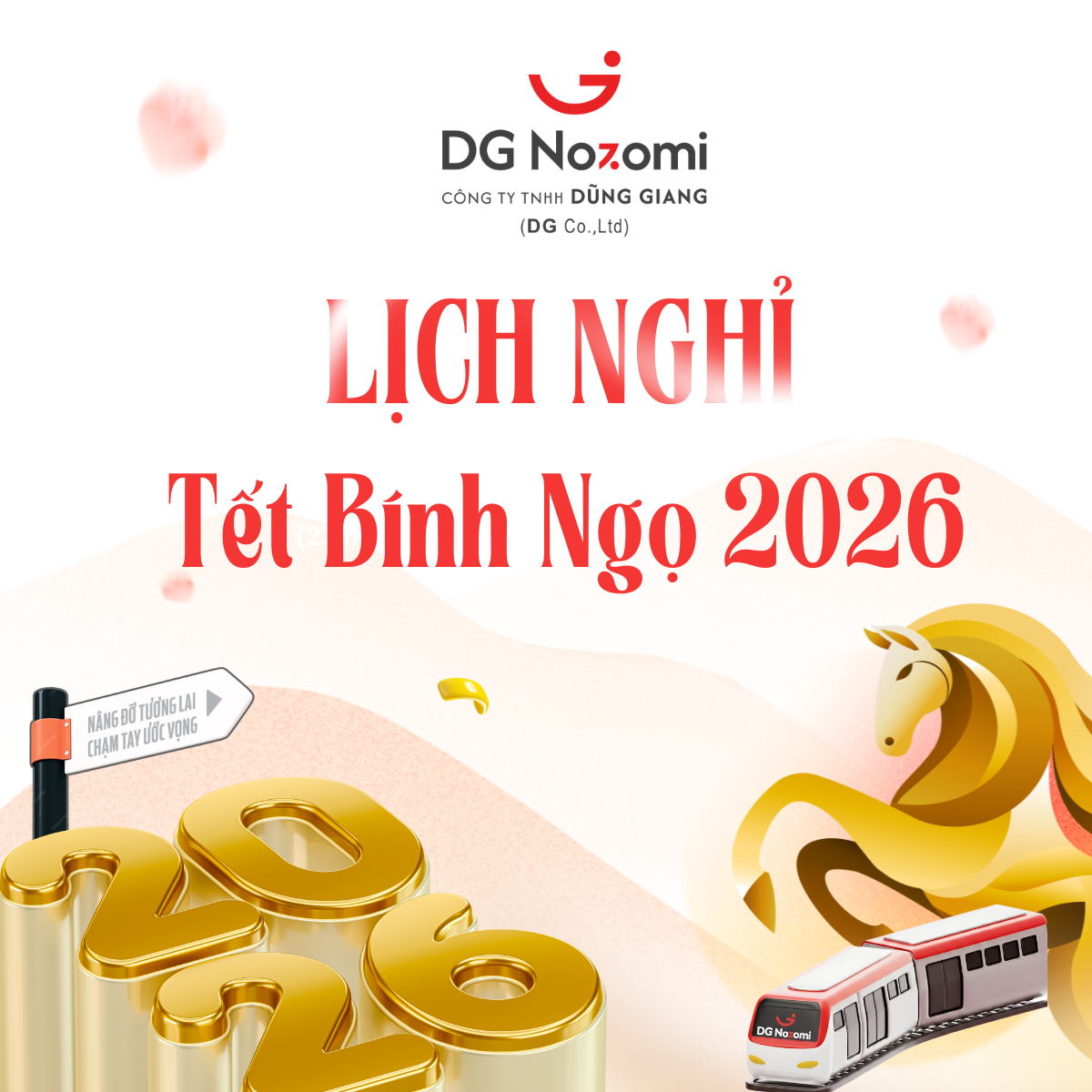 LỊCH NGHỈ TẾT BÍNH NGỌ 2026 | CÔNG TY TNHH DŨNG GIANG