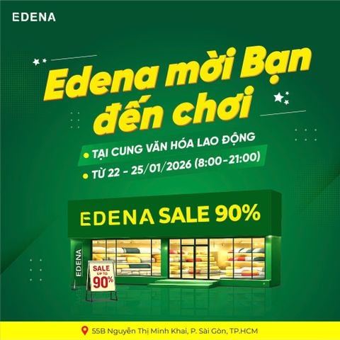 EDENA SALE ĐẾN 90% TẤT CẢ SẢN PHẨM
