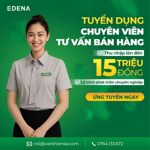 TUYỂN DỤNG NHÂN VIÊN TƯ VẤN BÁN HÀNG