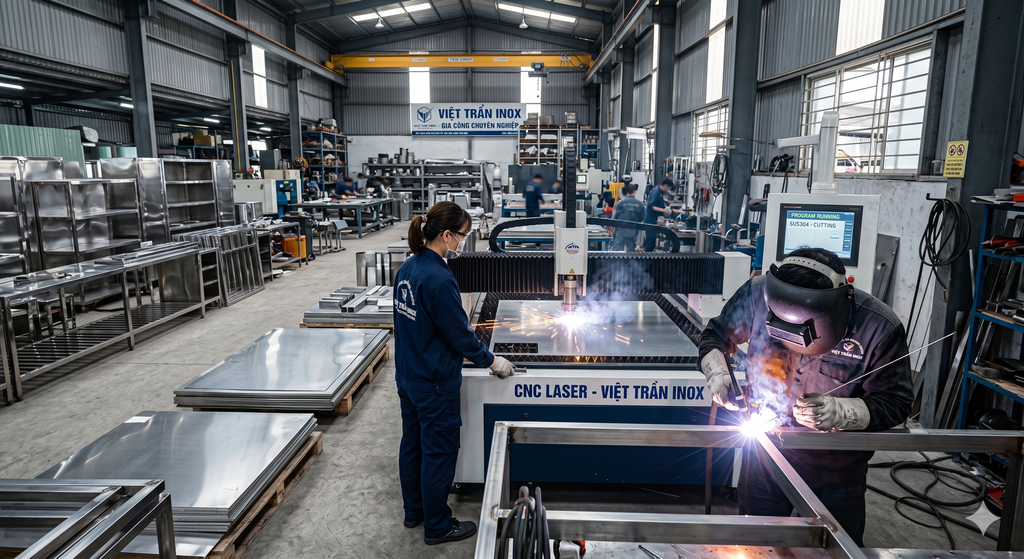Gia Công Inox Thủ Đức Uy Tín – Nhận Thi Công Inox Theo Yêu Cầu – Thế ...