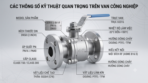 Thông Số Van Là Gì? Cách Đọc Và Chọn Van Đúng Kỹ Thuật