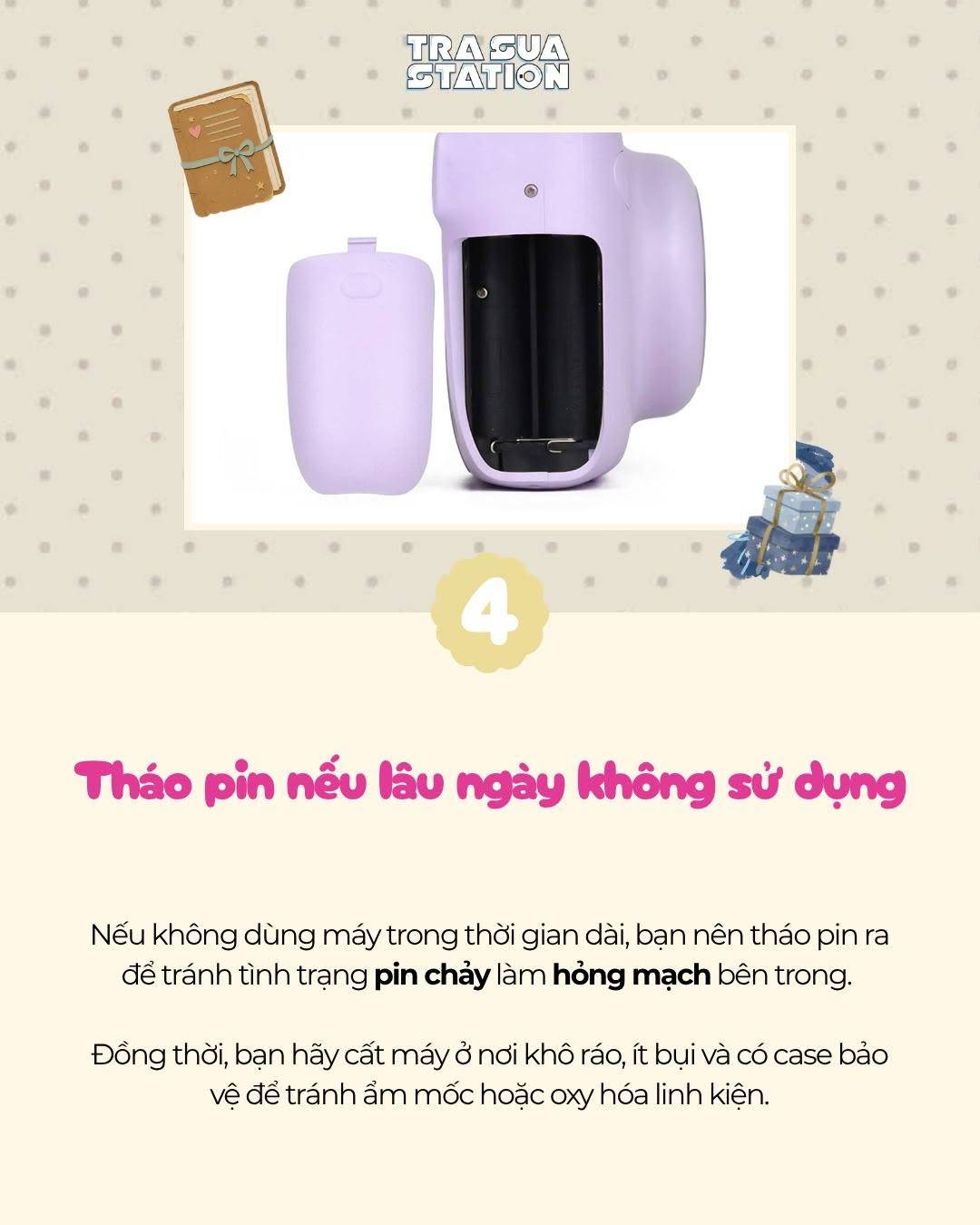 TIPS BẢO QUẢN MÁY INSTAX - MÁY FILM