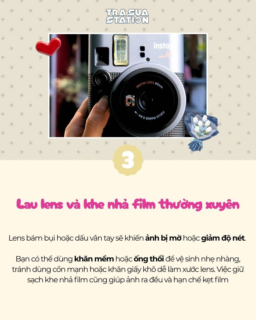 TIPS BẢO QUẢN MÁY INSTAX - MÁY FILM