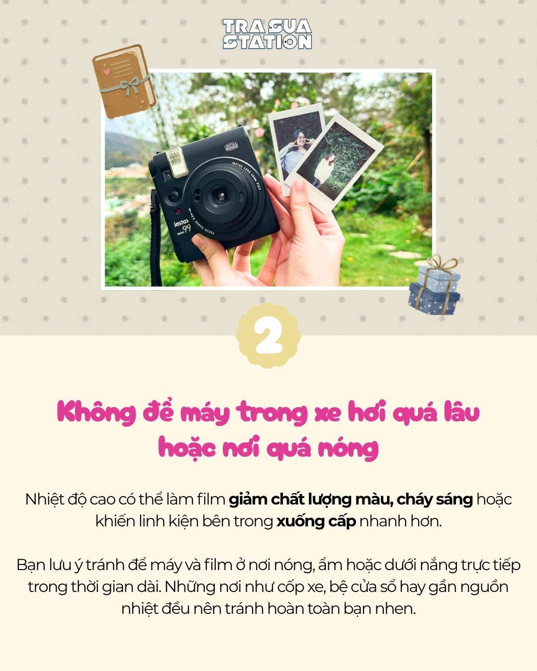 TIPS BẢO QUẢN MÁY INSTAX - MÁY FILM
