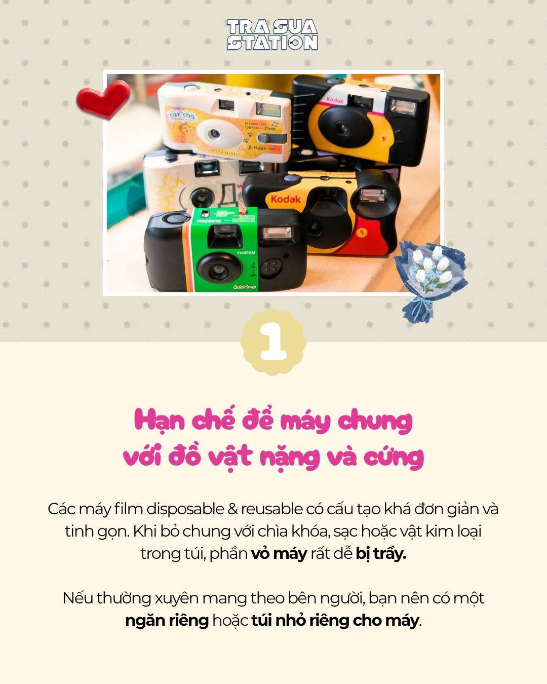 TIPS BẢO QUẢN MÁY INSTAX - MÁY FILM