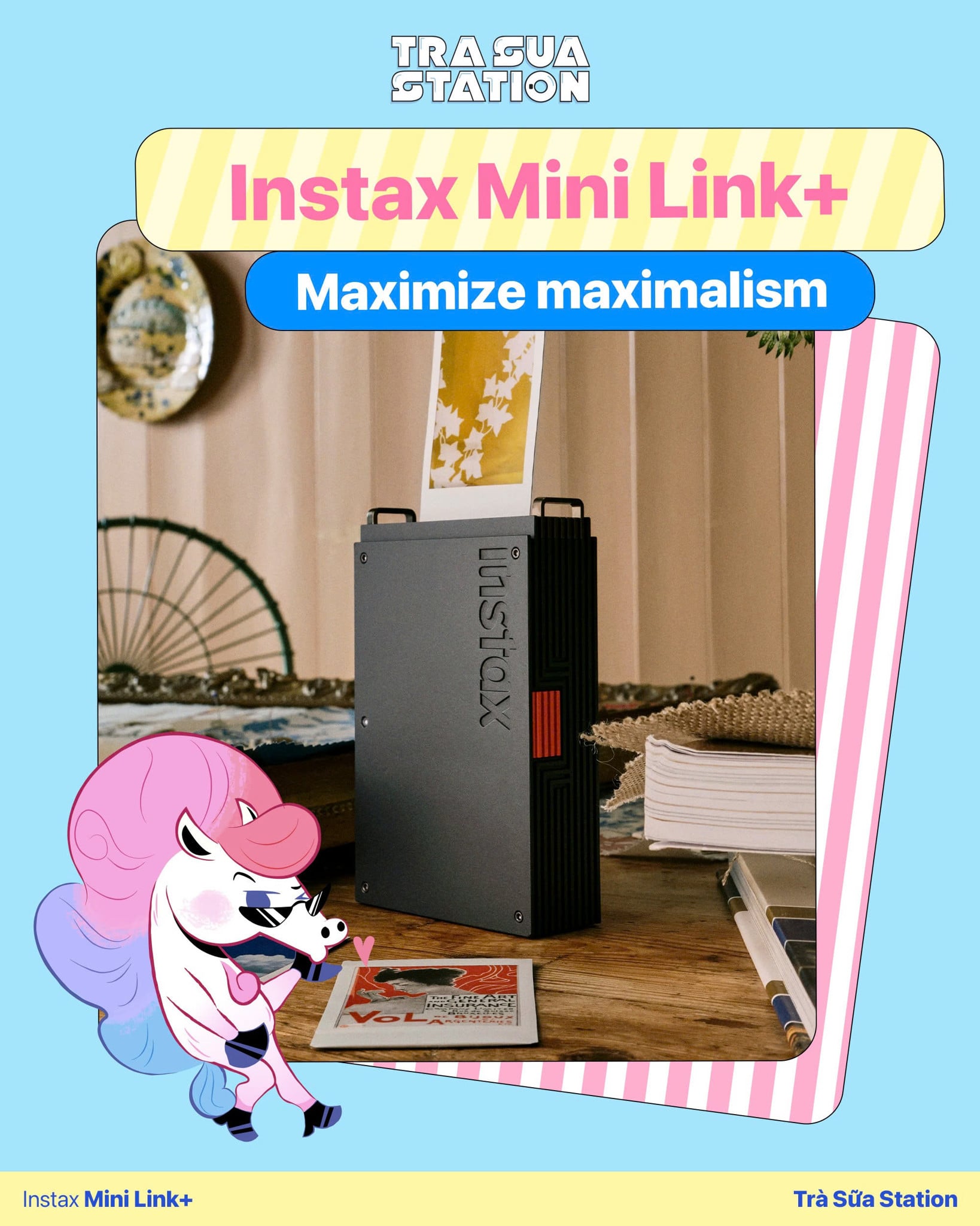 instax link+ chính hãng, máy in ảnh từ điện thoại fujifilm, Fujifilm, Instax, Mini Link, máy in ảnh instax mini link plus
