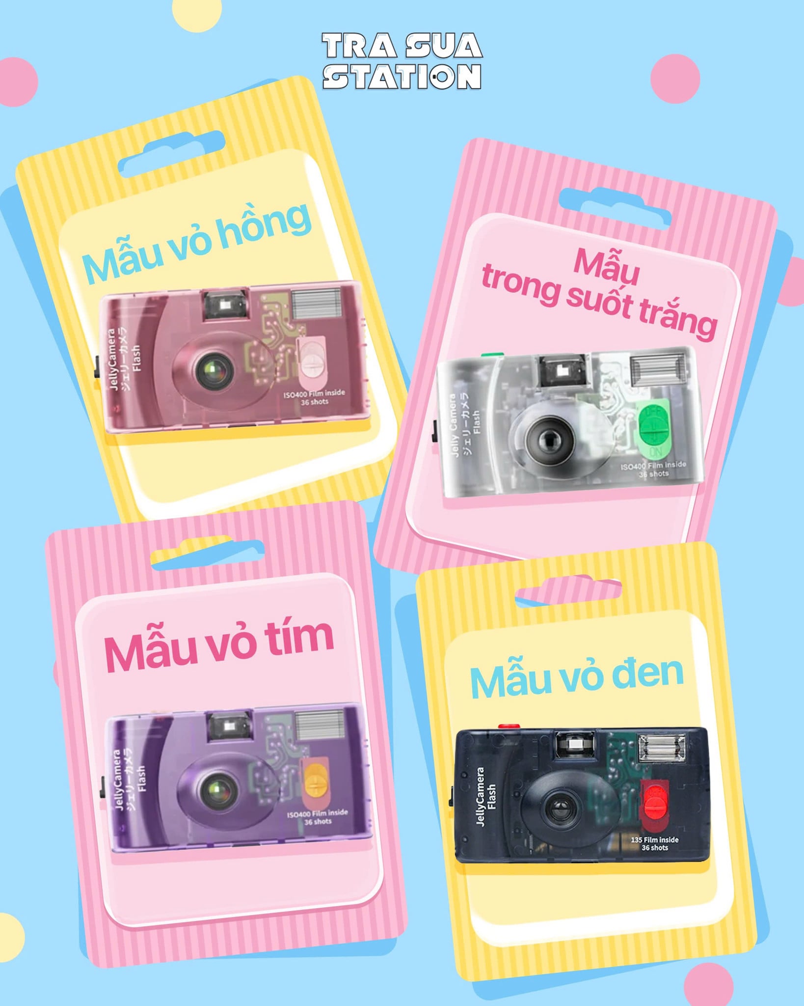 Máy ảnh film 35mm, máy ảnh dùng nhiều lần, Fujfilm Jelly camera