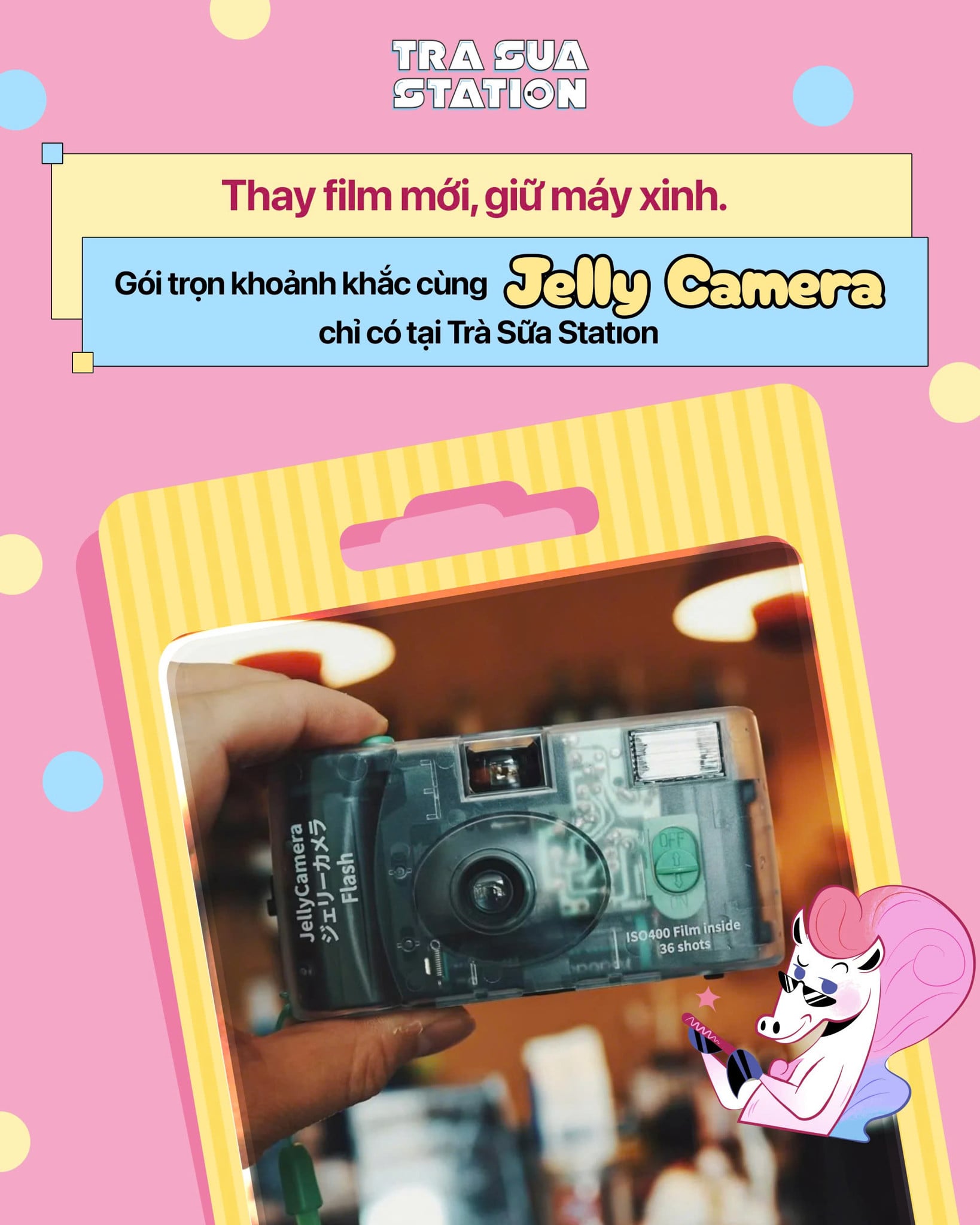 Máy ảnh film 35mm, máy ảnh dùng nhiều lần, Fujfilm Jelly camera