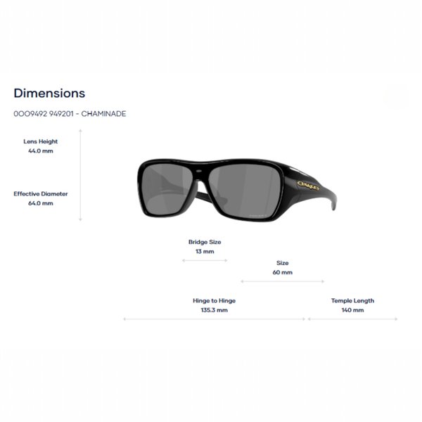 Kính Mát Oakley Chaminade 0OO9492 – Tem Chính Hãng Luxottica