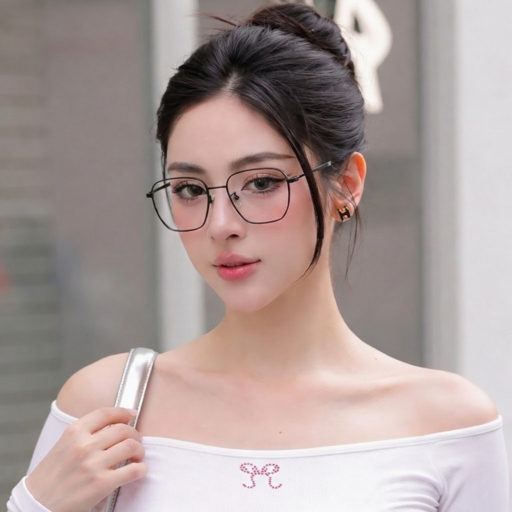 New Balance NBN07082X Gọng Kính Đa Giác Titanium - Tem Chính Hãng 101