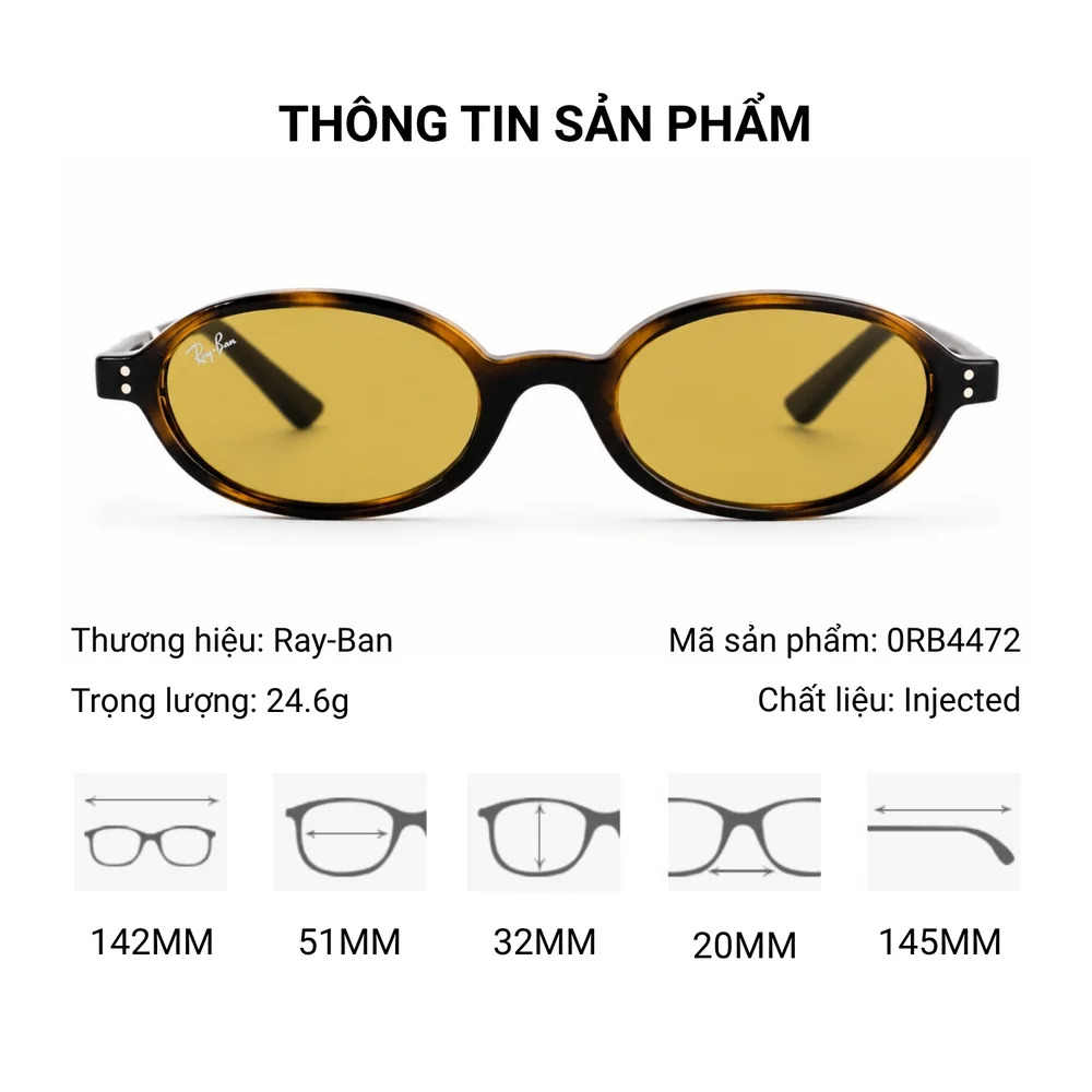 Kính Mát Ray-Ban 0RB4472 – Chính Hãng Luxottica