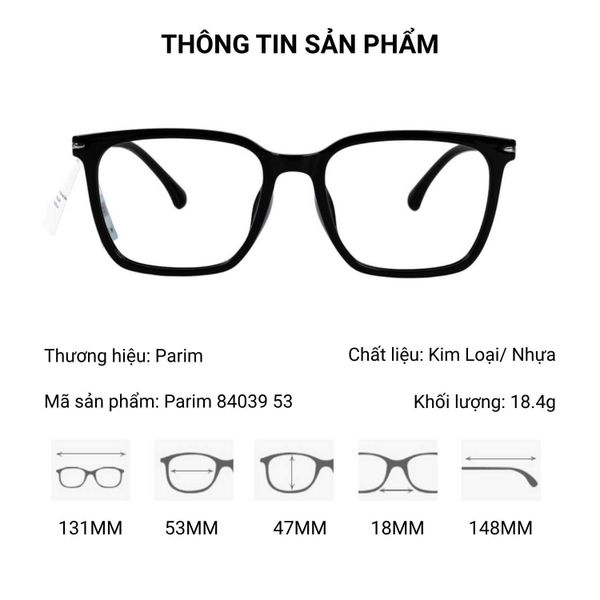 Gọng Kính Parim 84039 53