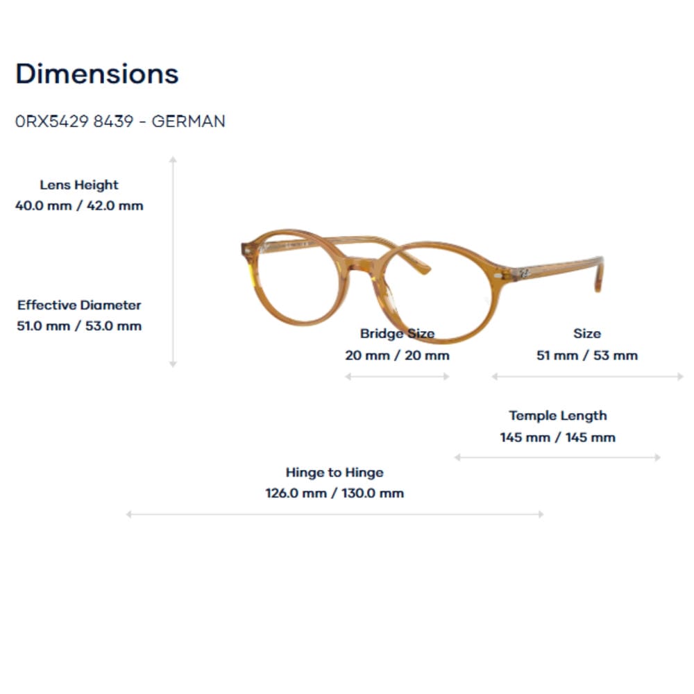 Gọng Kính Rayban 0RX5429 - German – Tem Chính Hãng Luxottica