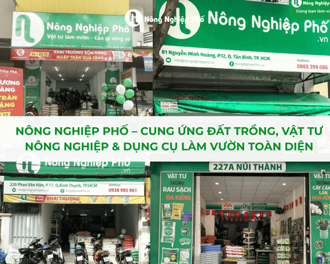 Nông Nghiệp Phố – Tổng Kho Cung Ứng Đất Trồng, Vật Tư Nông Nghiệp & Dụng Cụ Làm Vườn Toàn Diện Cho Đối Tác