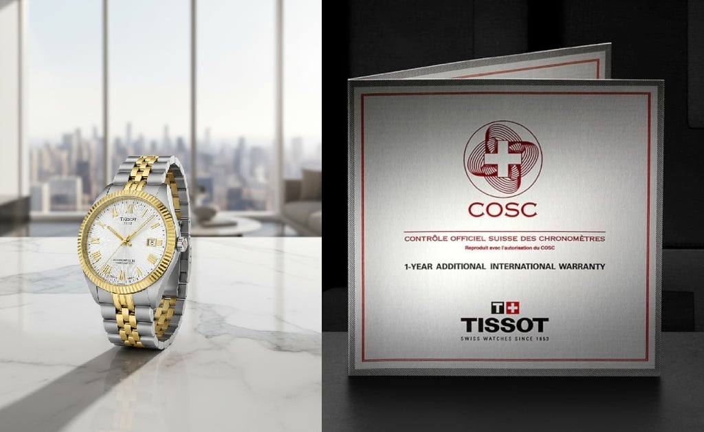 Đồng hồ Tissot Ballade COSC: Phụ kiện hoàn hảo cho người đàn ông theo đuổi sự chính xác và đẳng cấp