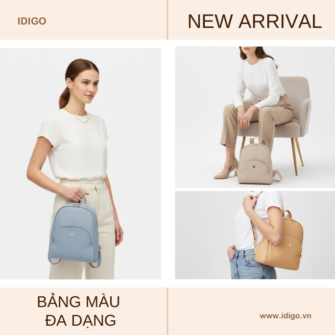 🎒✨ [NEW ARRIVAL] - Balo mới từ IDIGO, thanh lịch trong từng chi tiết
