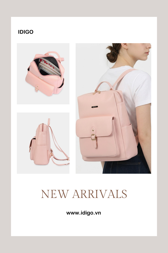 🎒🌸 [NEW ARRIVALS] - Balo laptop 14 inch với gam màu tươi trẻ, dịu dàng cho nàng
