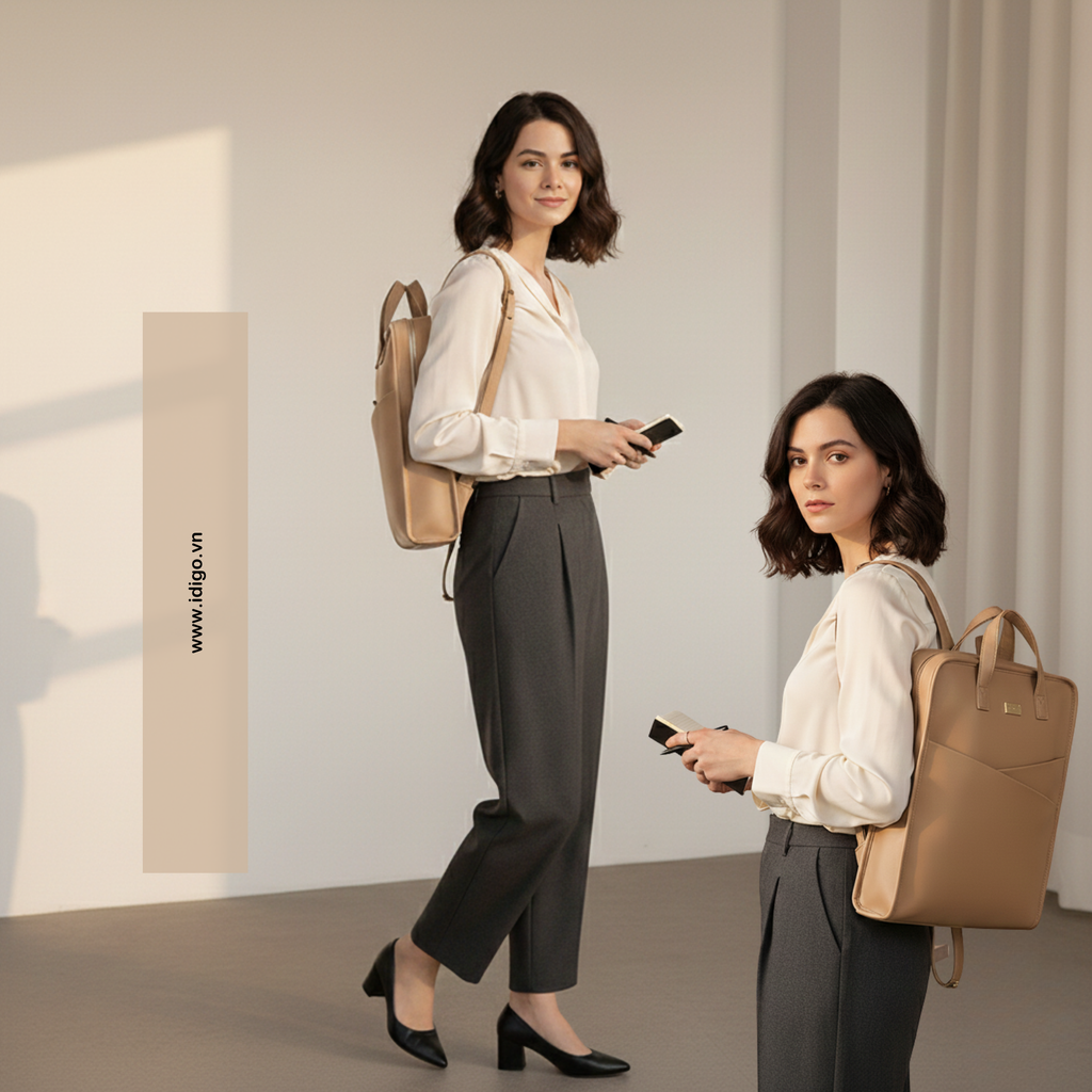 Balo laptop mỏng - Giải pháp gọn nhẹ, hiện đại cho người đi làm & sinh viên