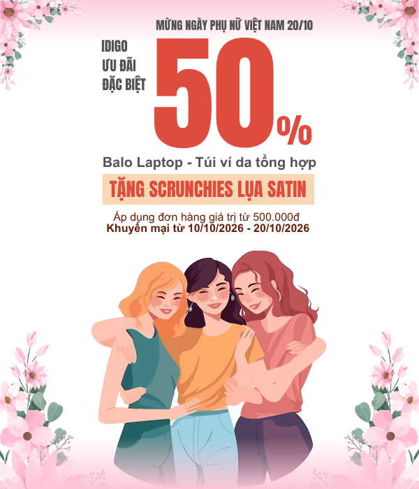 🌹 20.10 TỎA SÁNG – CHUẨN GU NÀNG CHẤT: SẮM TÚI XỊN, RIN QUÀ XINH CÙNG IDIGO! 🎁✨