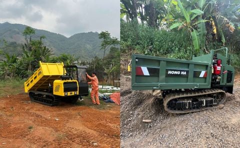 Nên chọn xe rùa bánh xích đứng lái hay ngồi lái?