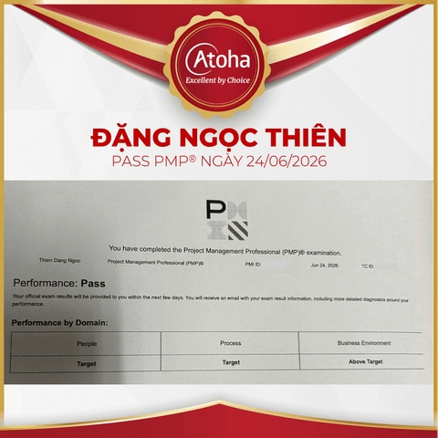 Đặng Ngọc Thiên, PMPONLINEPRO48, pass PMP ngày 24/06/2026