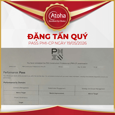 Đặng Tấn Quý, PMI-CPONLINEPRO3, pass PMI-CP ngày 19/05/2026