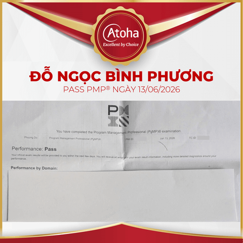 Đỗ Ngọc Bình Phương, PgMPONLINEPRO13, pass PgMP ngày 13/06/2026