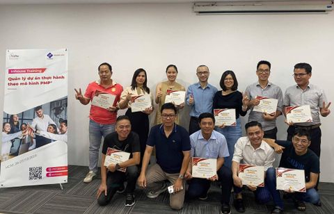 Khóa đào tạo quản lý dự án dành cho CTCP Trang thiết bị Y tế Cổng Vàng