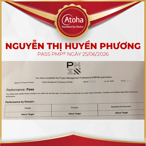 Nguyễn Thị Huyền Phương, PMPPRO59, pass PMP ngày 25/06/2026