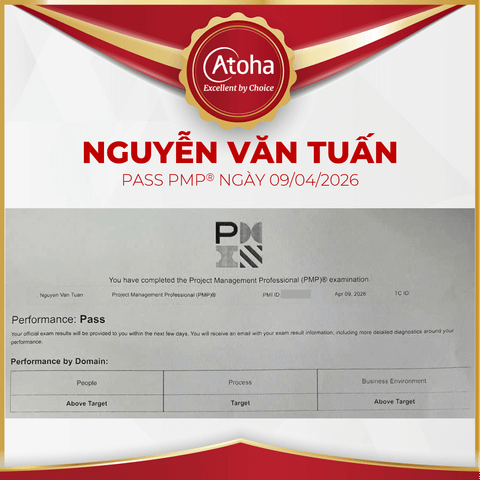 Nguyễn Văn Tuấn, PMPPRO59, pass PMP® ngày 09/04/2026